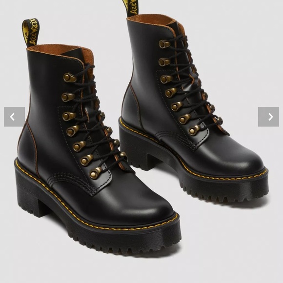 LEONA WOMEN'S VINTAGE SMOOTH LEATHER HEELED BOOTS - Picture 4 of 11